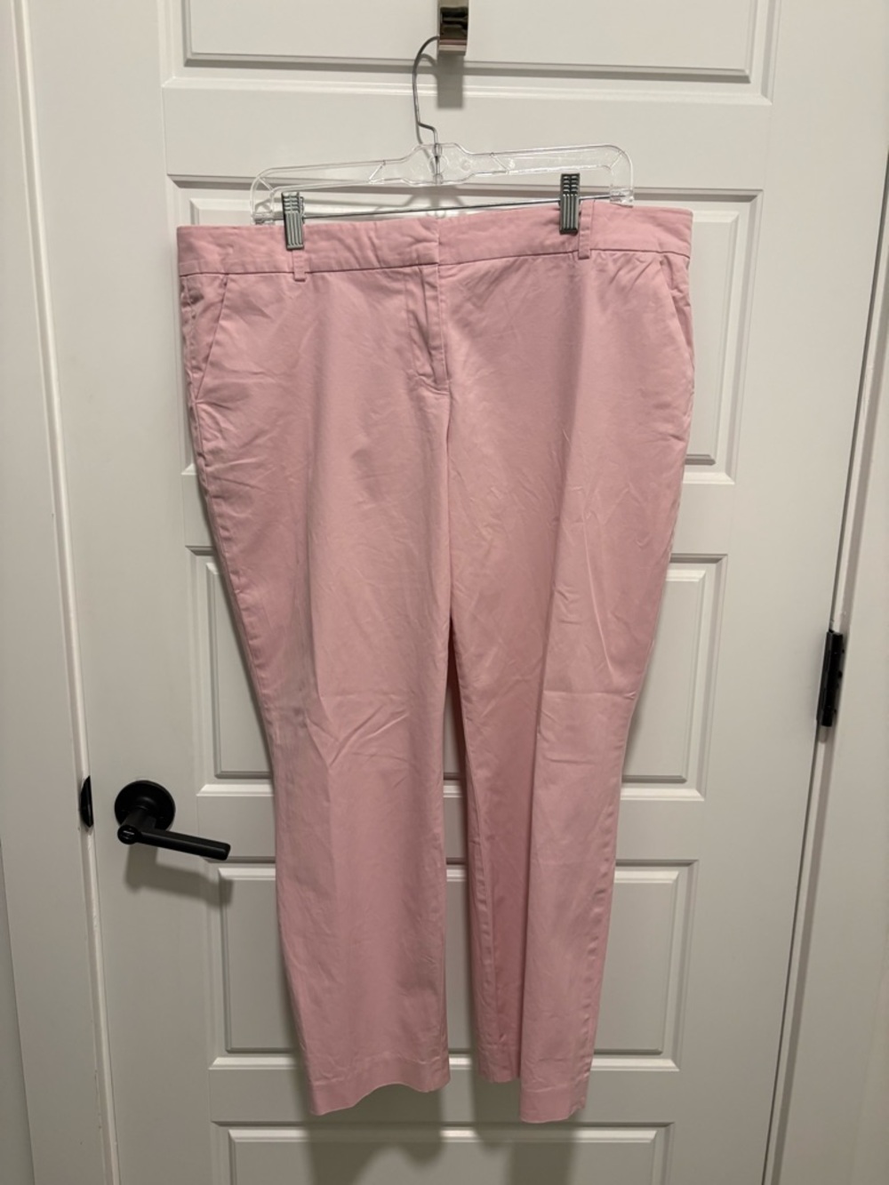 J. Crew Pastel Pink Straight-Leg Women’s Chinos